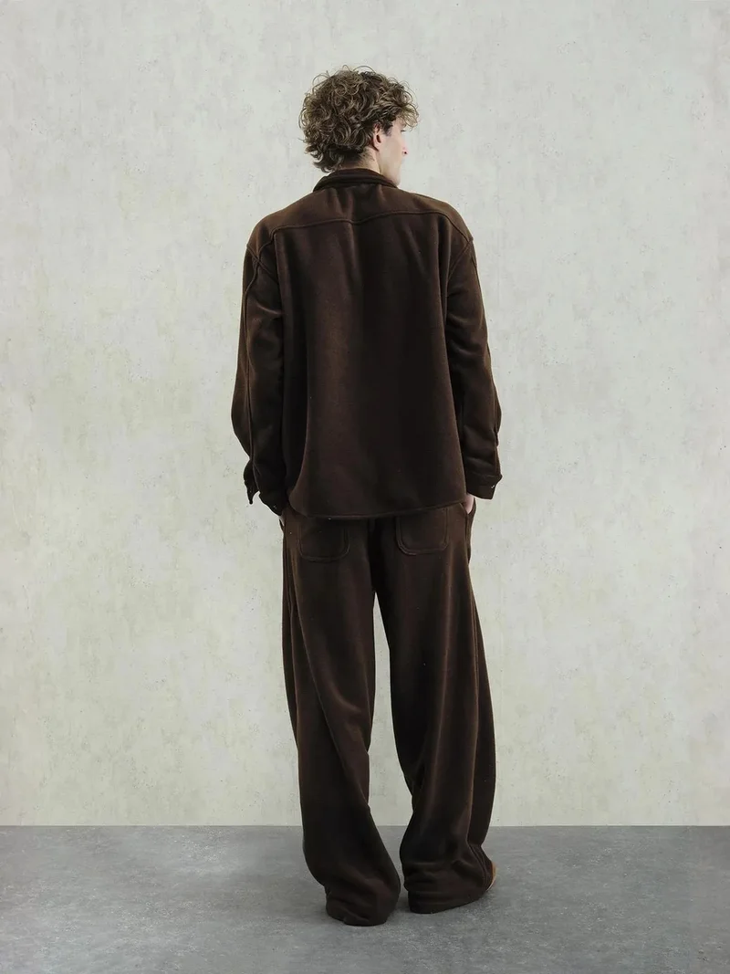 جيستو GIESTO Plush Textured Button-Up Shirt